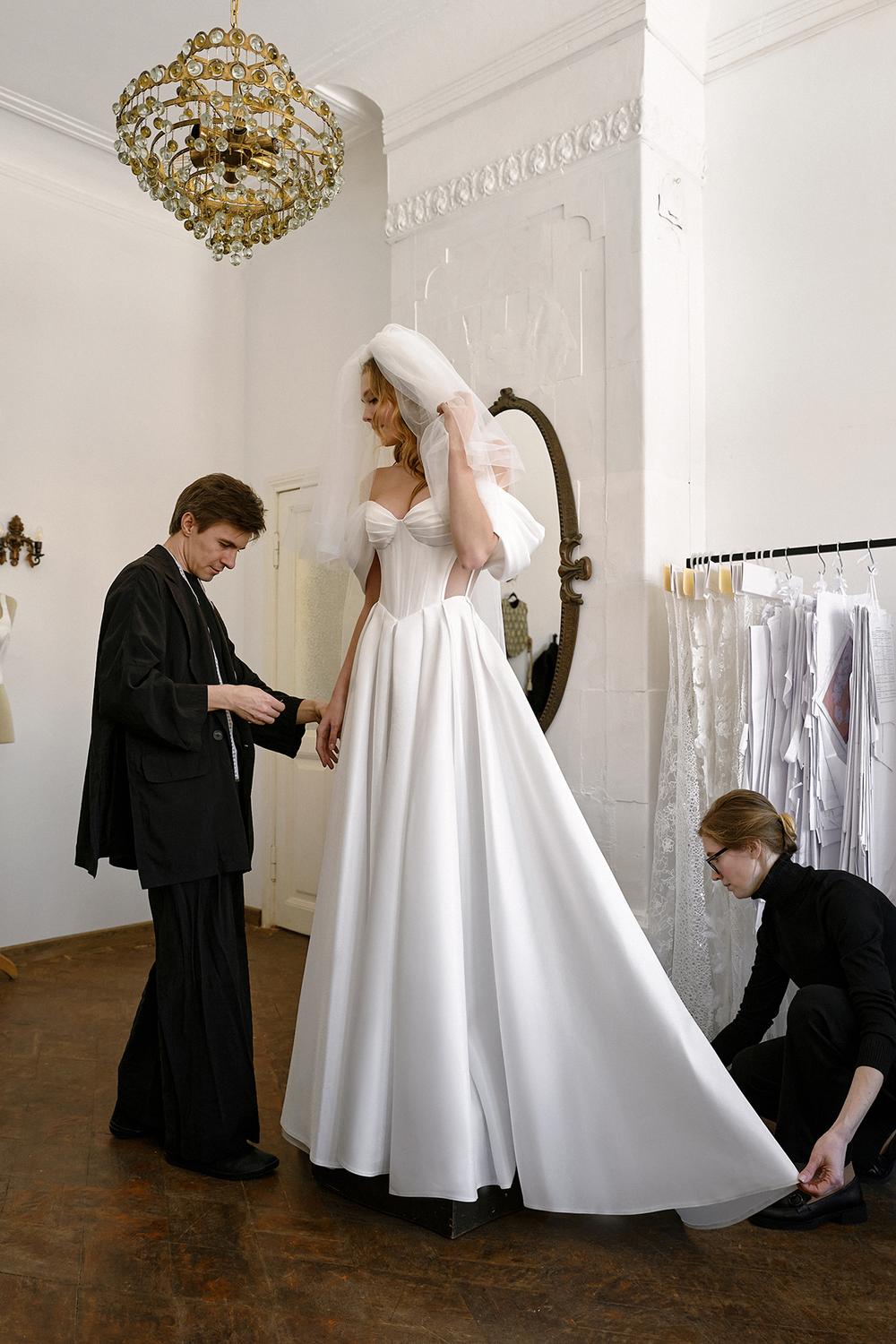 Stein and bow veil / Стейн с вуалью Бов view 2