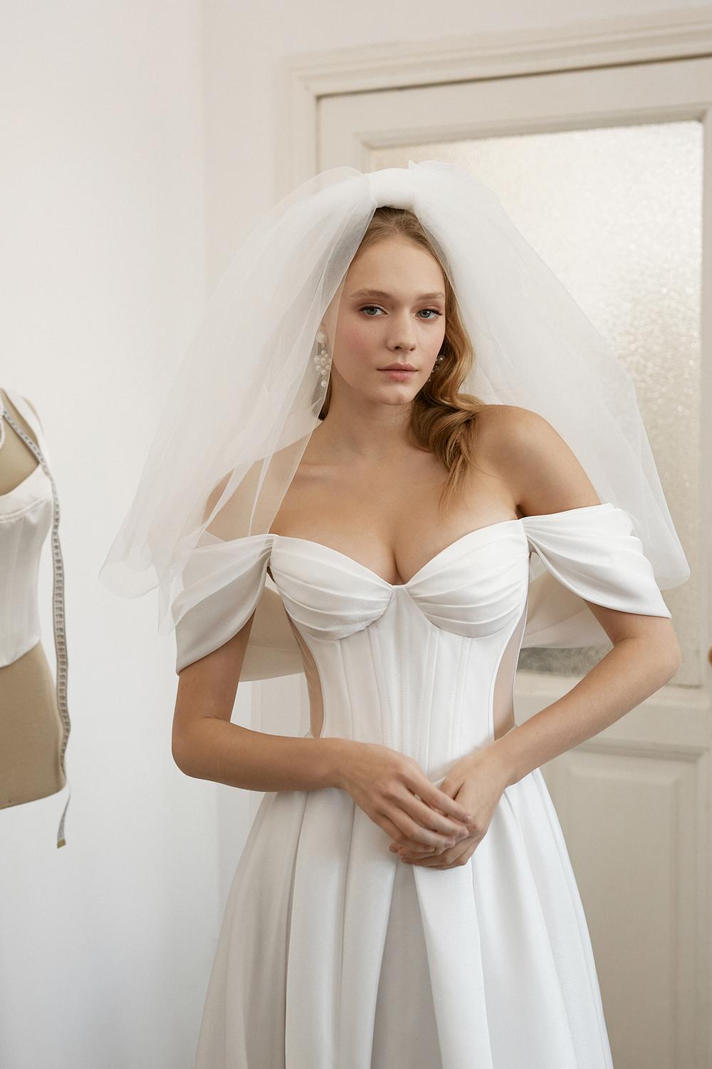 Stein and bow veil / Стейн с вуалью Бов view 8