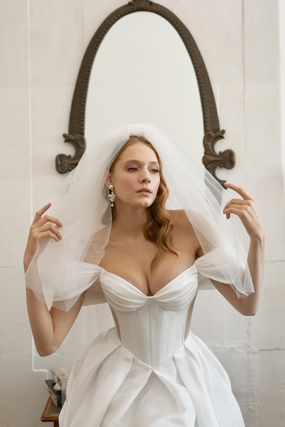 Stein and bow veil / Стейн с вуалью Бов view 13